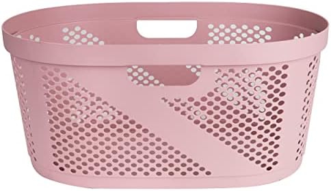 Mind Reader 40L Laundry Basket Set of 2 Pink