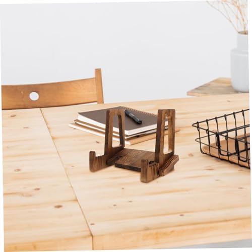 IMIKEYA 2pcs Wooden Recipe Stand Cookbook Holder Kitchen Decor