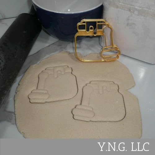 Honey Jar Cookie Cutter with Dipper - USA Made