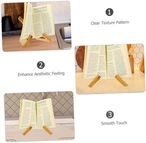 Mini Book Reading Stand for Outdoor Indoor Kitchen Counter
