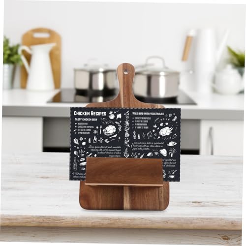 Wooden Recipe Stand for Kitchen Counter and Wall Mount
