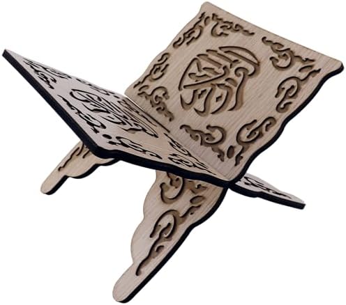 Foldable Wooden Book Stand for Cookbooks and Magazines