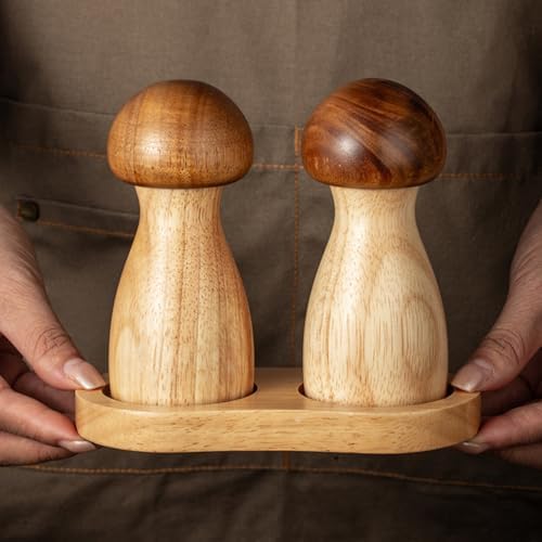 ABOOFAN 2Pcs Mushroom Salt and Pepper Set