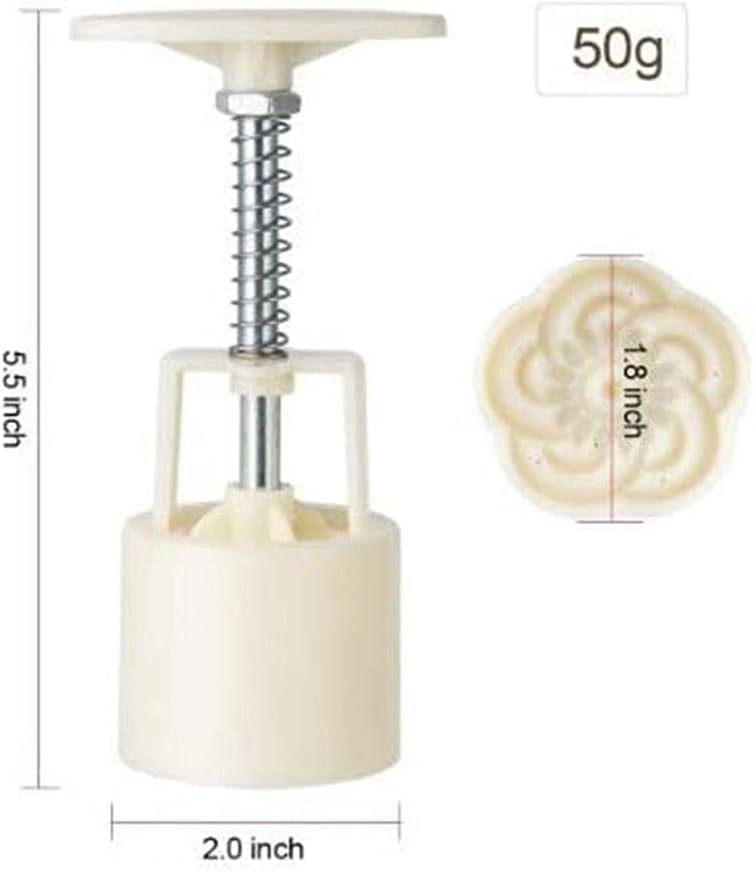 456 Flower Shape Cookie Stamps Mooncake Mold DIY Baking Tool