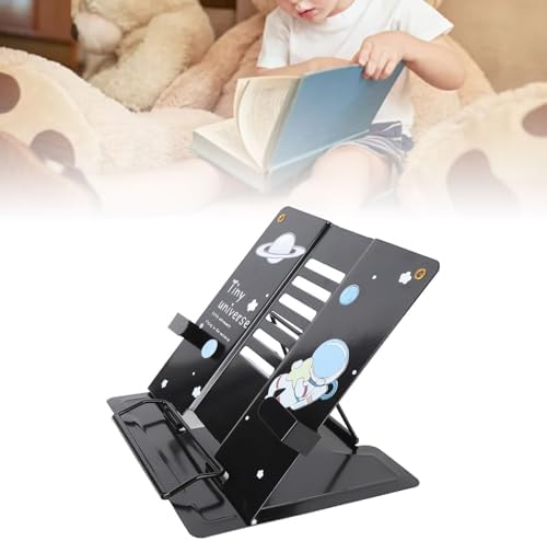 Asixxsix Small Metal Book Stand with Pattern Design 1