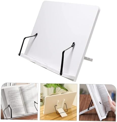 SECFOU Adjustable Book Stand Holder for Reading and Display