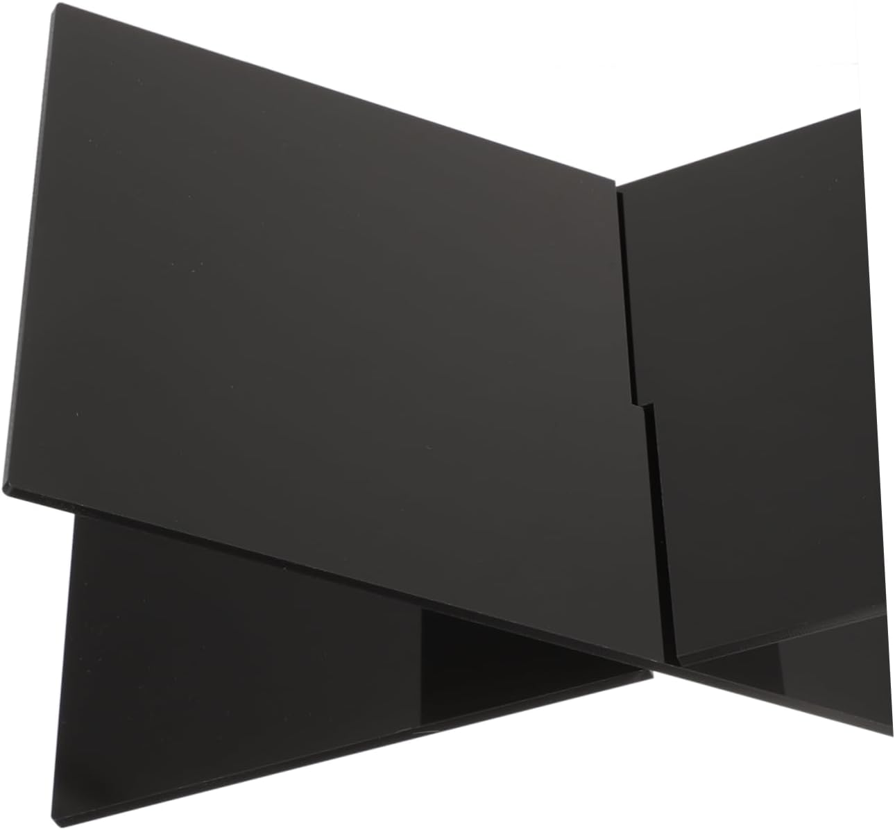 Cabilock Acrylic Cookbook Stand Bookshelf Tablet Holder