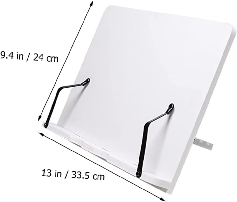 Elegant Wood Book Holder Stand for Cookbooks and Tablets