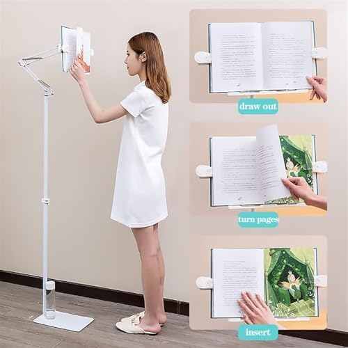 Adjustable Floor Reading Stand with 360 Rotation