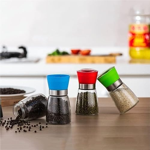 HXDMY 2pcs Salt and Pepper Mill Set Refillable