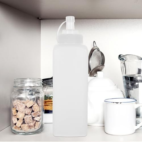 Alipis 1000ml Condiment Squeeze Bottles for Sauces and Salad Dressings