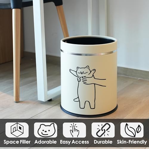 Juju Cat Trash Can - Playful Home Decor