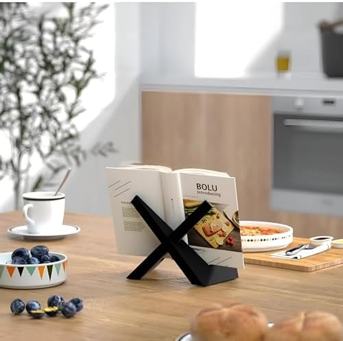 PickMeYA Plate Recipe Stand Multi-Functional Kitchen iPad Holder Black 1