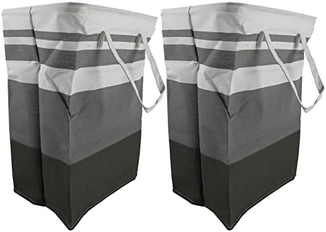 Restokki 2-Piece Laundry Basket 75L with Handles