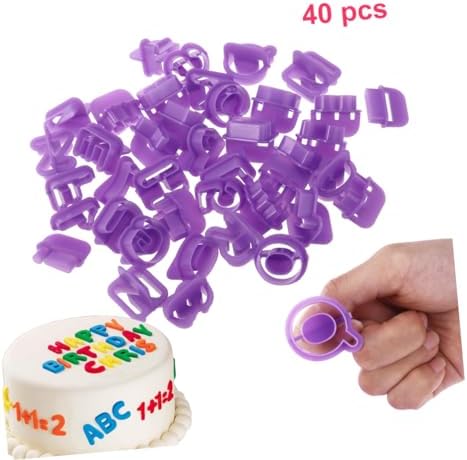 MAGICLULU 120 Pcs DIY Alphabet Cookie Cutters Set