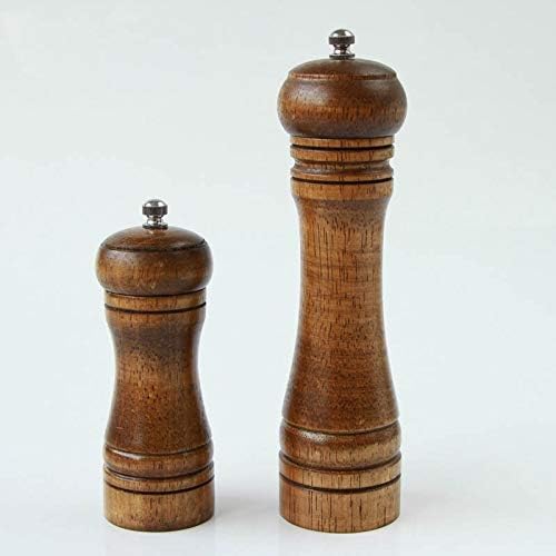 RANRANJJ Wood Salt and Pepper Mill Set - Pack of 2