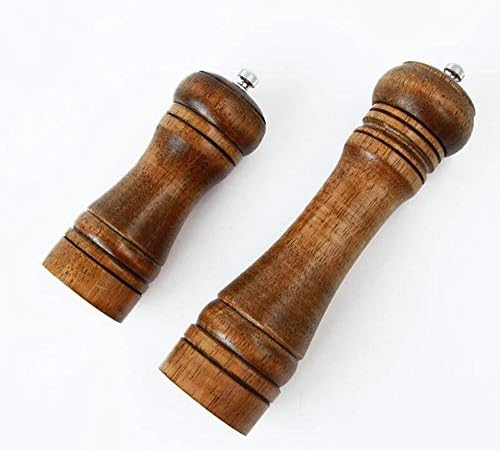 RANRANJJ Wood Salt and Pepper Mill Set - Pack of 2