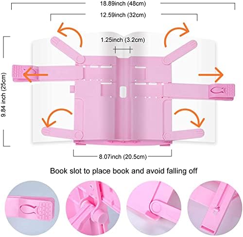 Adjustable Cookbook Stand for Reading and Cooking