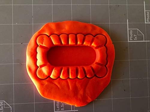 Arbi Design Thumbprint Rectangle Cookie Cutter 25 Inch 1