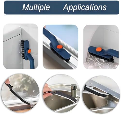 3 Pcs Hard Bristle Crevice Cleaning Brush Set 1