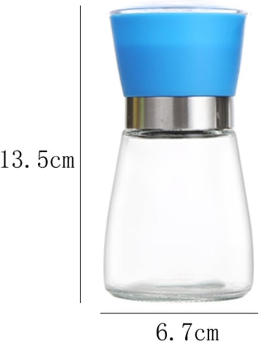 HXDMY 2pcs Salt and Pepper Mill Set Refillable