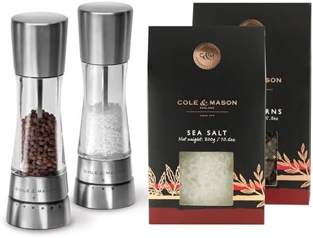 Cole Mason Derwent Salt Pepper Mill Set