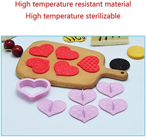 Uqezagpa Cookie Cutters Valentine Heart Shapes Baking Tool 1