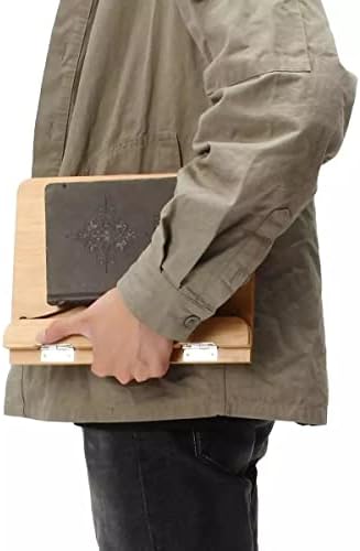 Adjustable Book Holder for Cookbooks Tablets and More