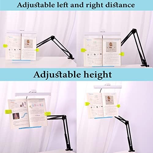 Adjustable Book Stand with LED Light for Desk Reading