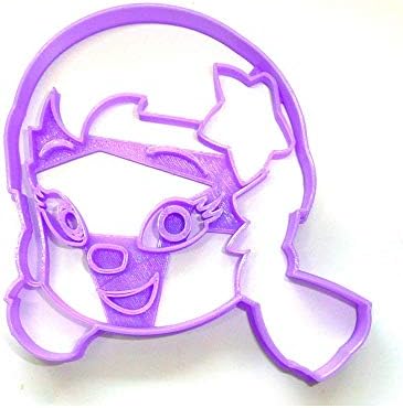 Purple Guppy Face Merperson Cookie Cutter Made in USA 1