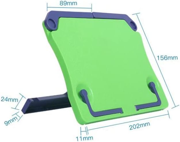 Portable Reading Stand with Anti-Skid Base and Blue Foot Support