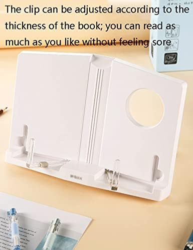 Creative Modern Plastic Portable Book Stand - Adjustable Folding Hands-Free Holder