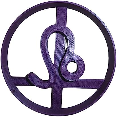 YNGLLC LEO ZODIAC ASTROLOGY COOKIE CUTTER 3D PRINTED Purple