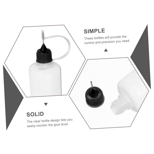 10-Pack Precision Tip Squeeze Bottles for Glue and Adhesive Use
