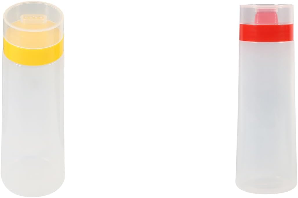 Yosoo 2Pcs Squeeze Bottle with 4 Holes for Condiments 1