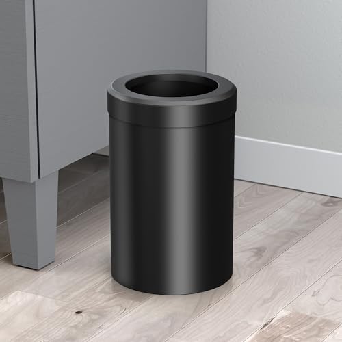 Gatco Matte Black Waste Basket and Toilet Brush Set