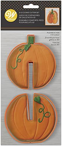 Wilton Pumpkin 3-D Cookie Cutter Set 4 in 1
