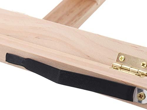Foldable Wooden Cookbook Holder with Non-Slip Base