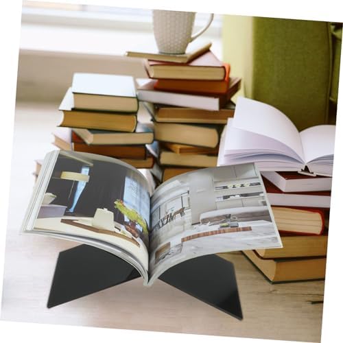 COHEALI Acrylic Cookbook Stand Kitchen Display Stand