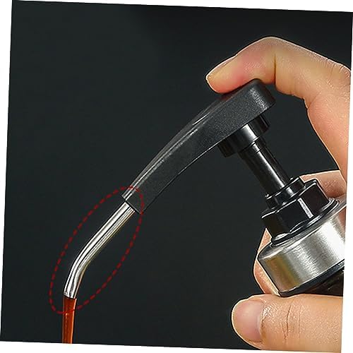 Ciieeo 2pcs Stainless Steel Condiment Squeeze Pump Set