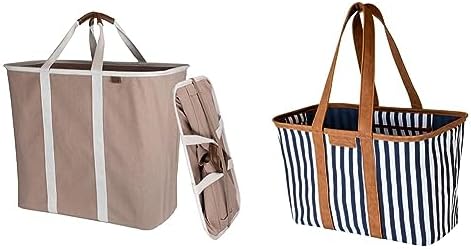 CleverMade Collapsible Laundry Basket - 30L SnapBasket LUXE