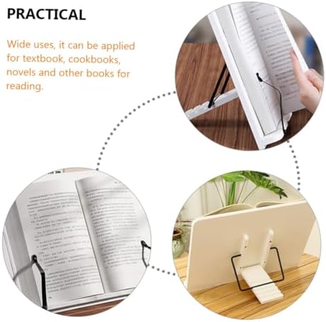 SECFOU Adjustable Book Stand Holder for Reading and Display