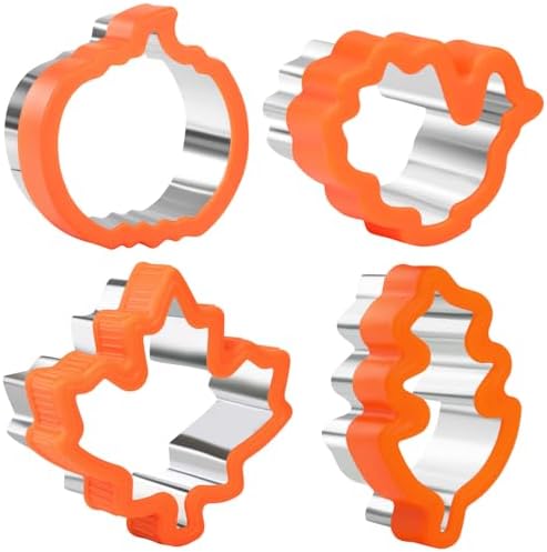 KAISHANE Thanksgiving Cookie Cutters Set 4 Pieces