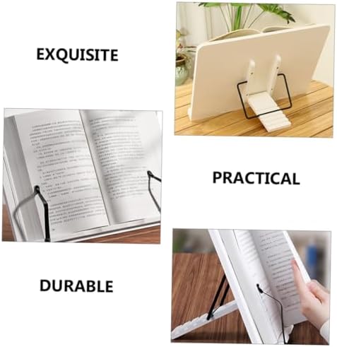 SECFOU Adjustable Book Stand Holder for Reading and Display
