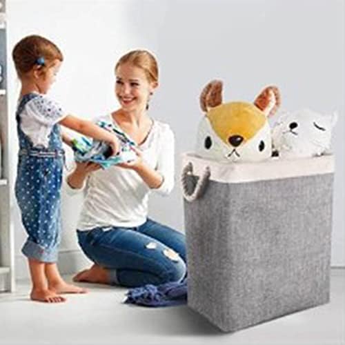 Restokki Laundry Baskets with Handle 65L Collapsible Oxford Cloth Hamper