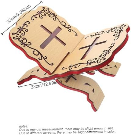 Eioflia Bible Stand Foldable Wooden Quran Holder 1