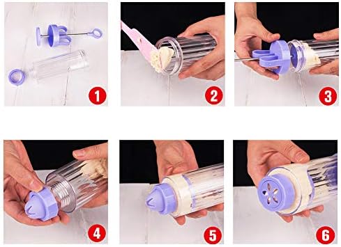 LING Cookie Press Set with 10 Discs and 8 Tips