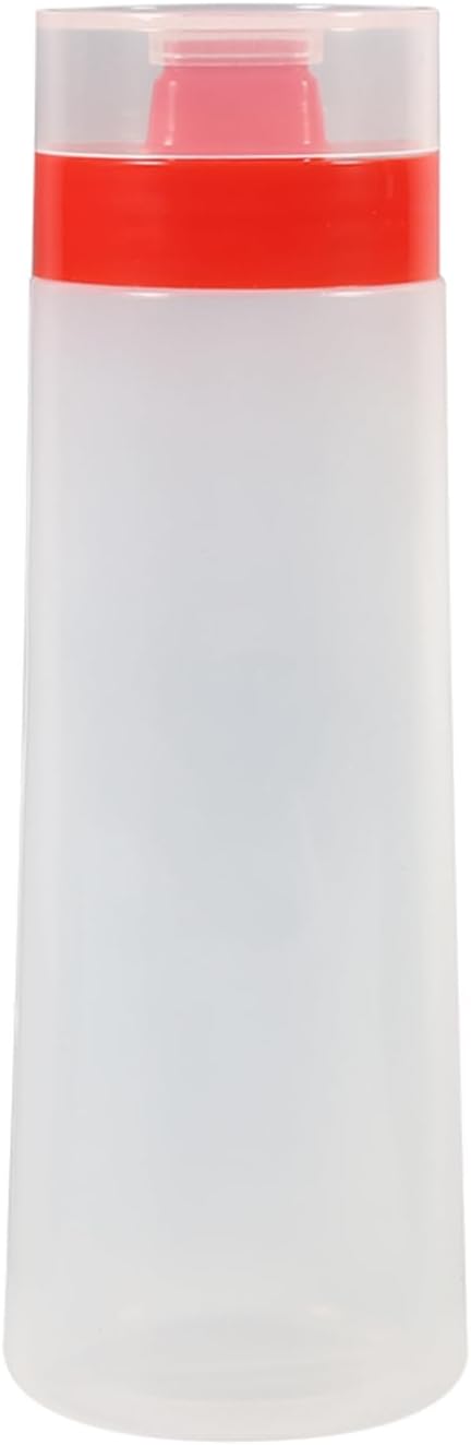 Aramox Squeeze Sauce Bottles with 4-Holes Pack of 2 Red