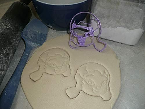 Purple Guppy Face Merperson Cookie Cutter Made in USA 1