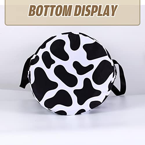 NUTAINLA Cow Print Foldable Laundry Basket